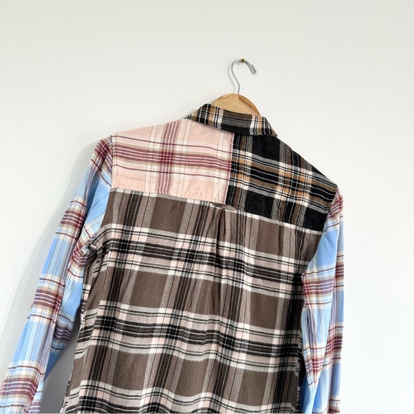 Rails Brando Top in Chelsea Plaid patchwork multicolored print - Picture 6 of 10